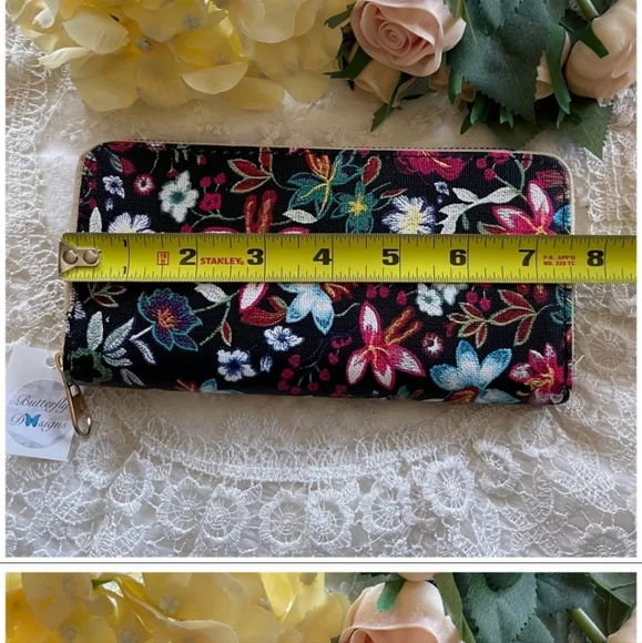 ❤️❤️ Floral Wallet NWT. Faux Leather - Picture 9 of 12